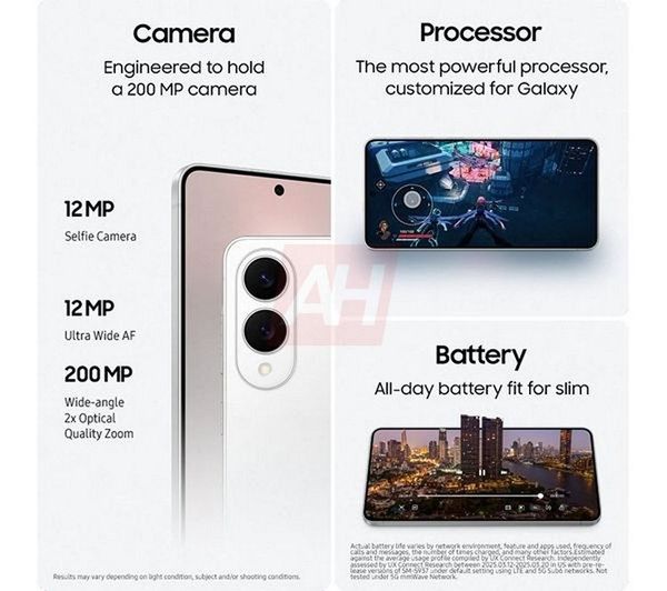 Galaxy S25 Edge rò rỉ poster quảng cáo