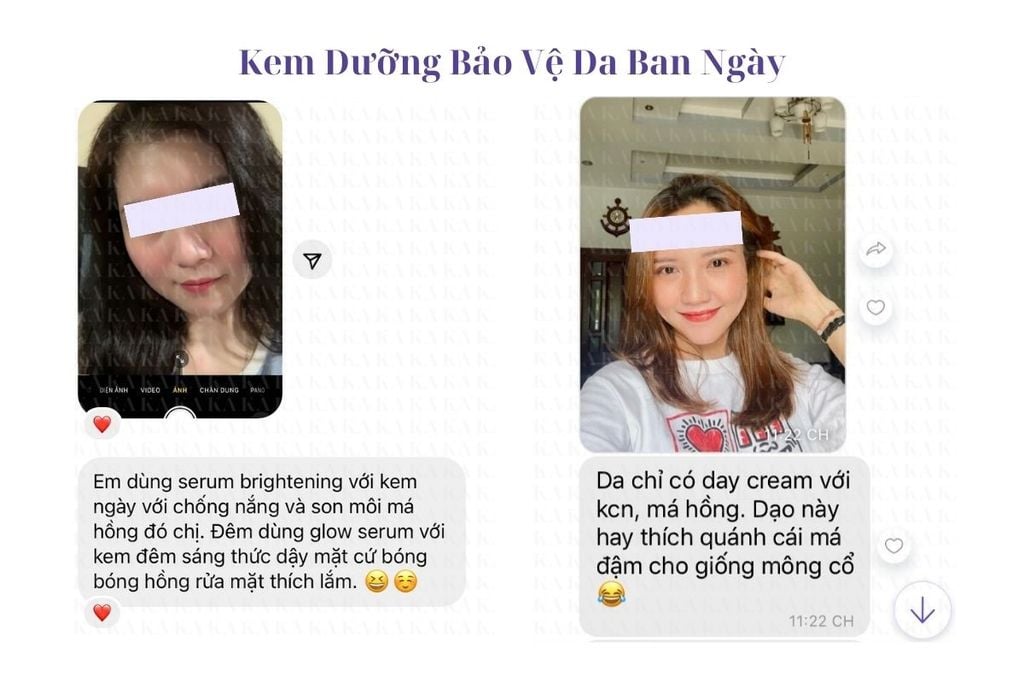 Phản hồi Kem Dưỡng Bảo Vệ Da Ban Ngày KA GCG