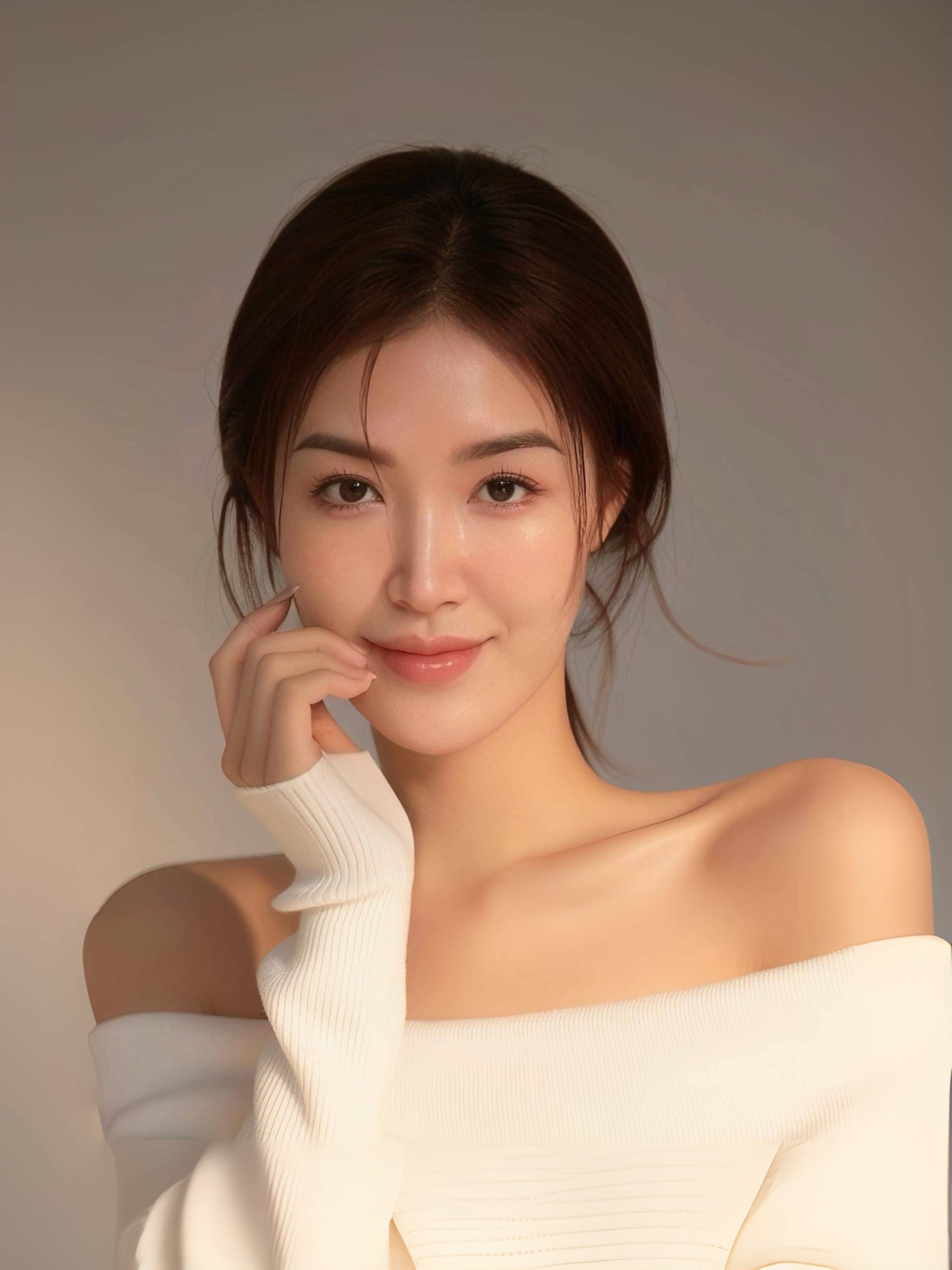KA with her acne skin