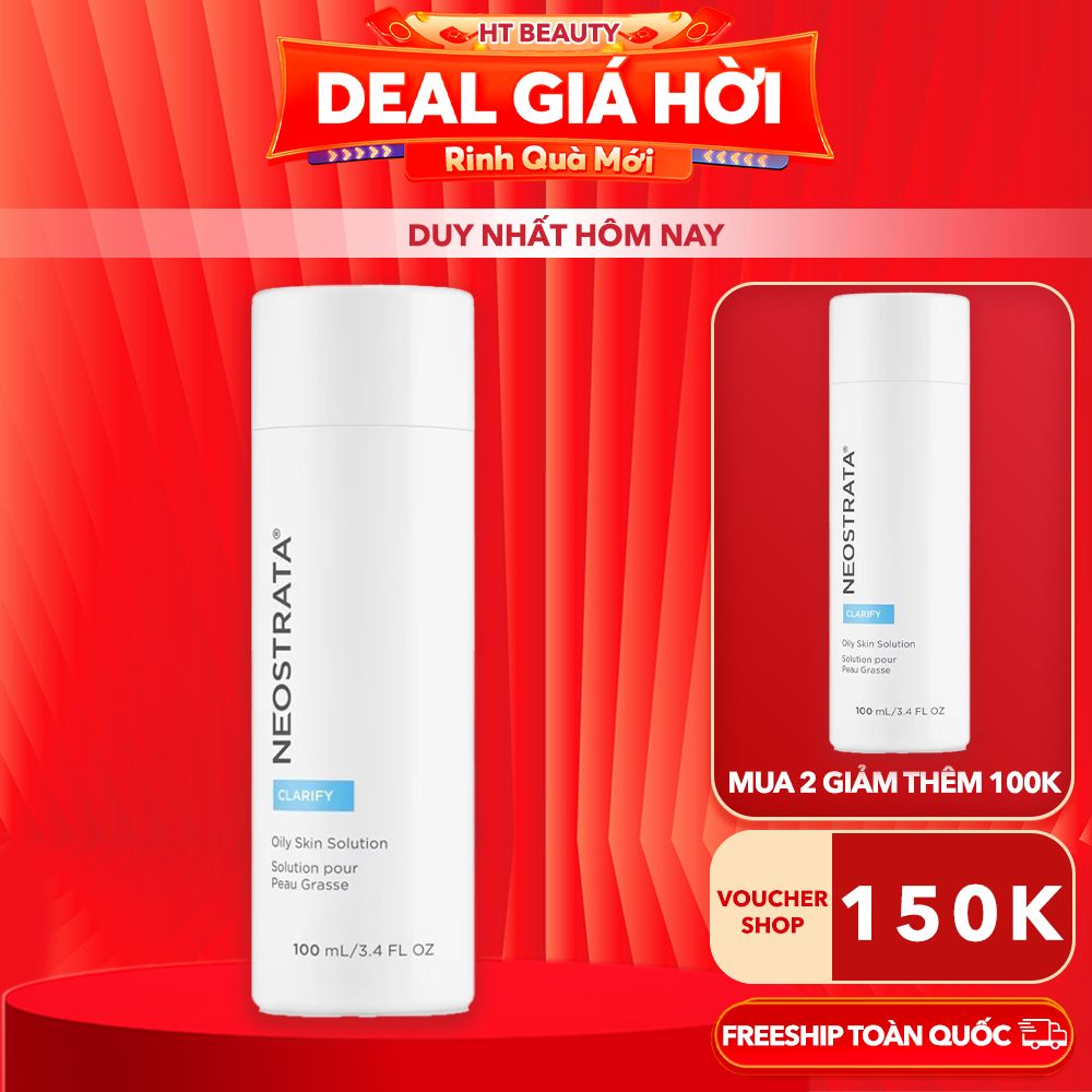 Tẩy da chết Toner Neostrata Oily Skin Solution Lotion 8% AHA 100ml