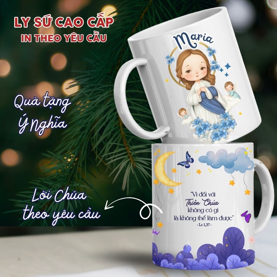 Quà Tặng Bổn Mạng Tên Thánh Maria - Quà Tặng Công Giáo Ý Nghĩa Phong Cách Dễ Thương