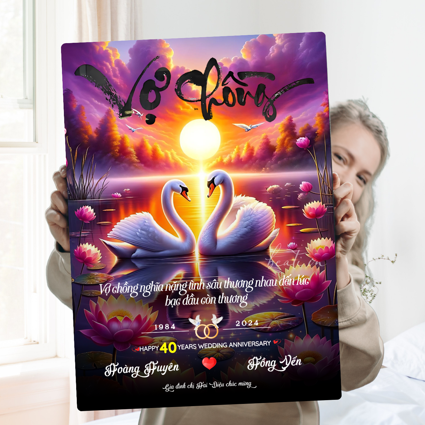 Quà Kỷ Niệm Ngày Cưới: Lựa Chọn Tinh Tế Với Tranh Gỗ Nghệ Thuật