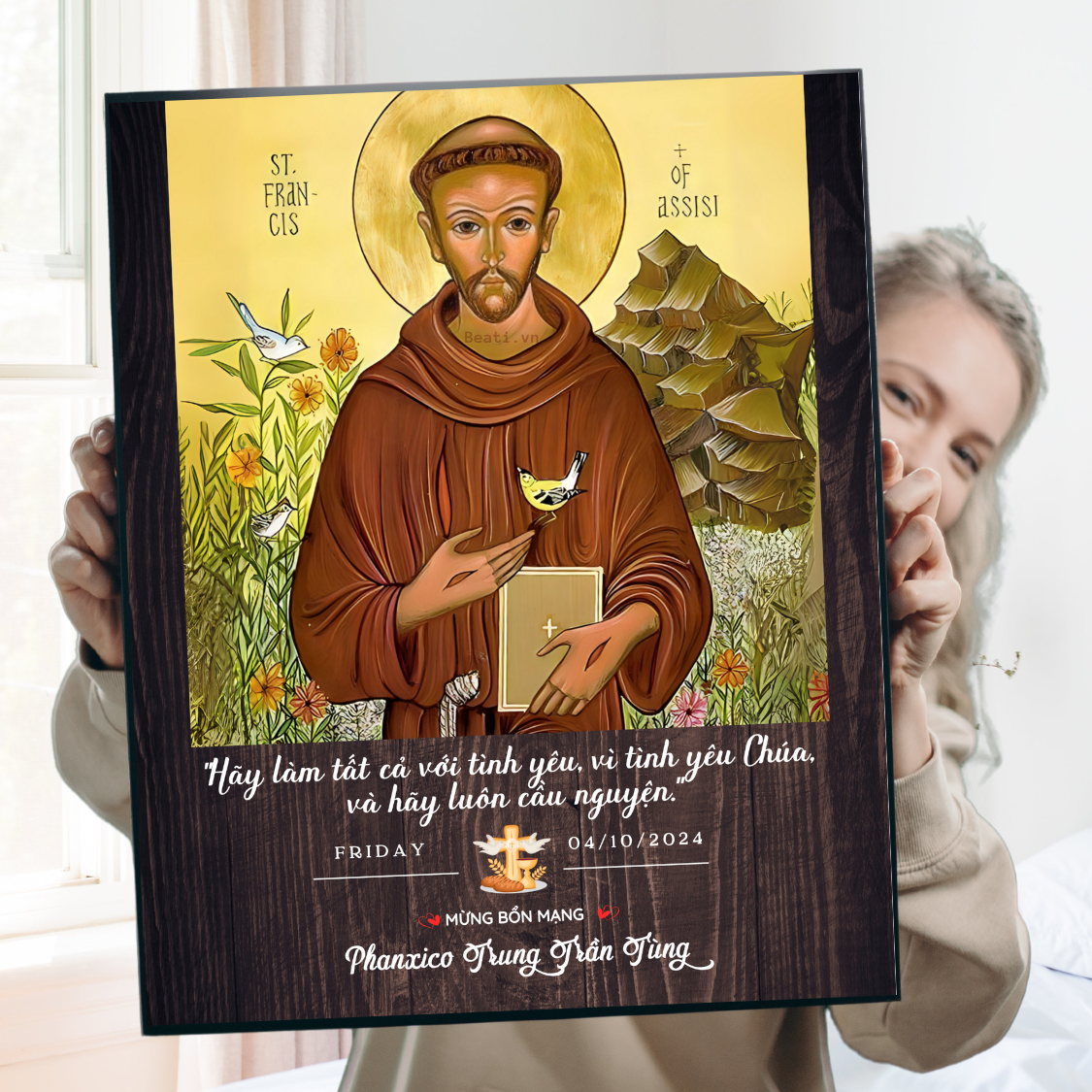 Tranh Bổn Mạng Công Giáo – Ý Nghĩa và Những Mẫu Tranh Đẹp Làm Quà Tặng Bổn Mạng