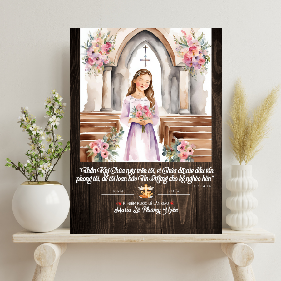 Quà Tặng Rước Lễ Lần Đầu: Tranh Gỗ - Món Quà Tặng Ý Nghĩa