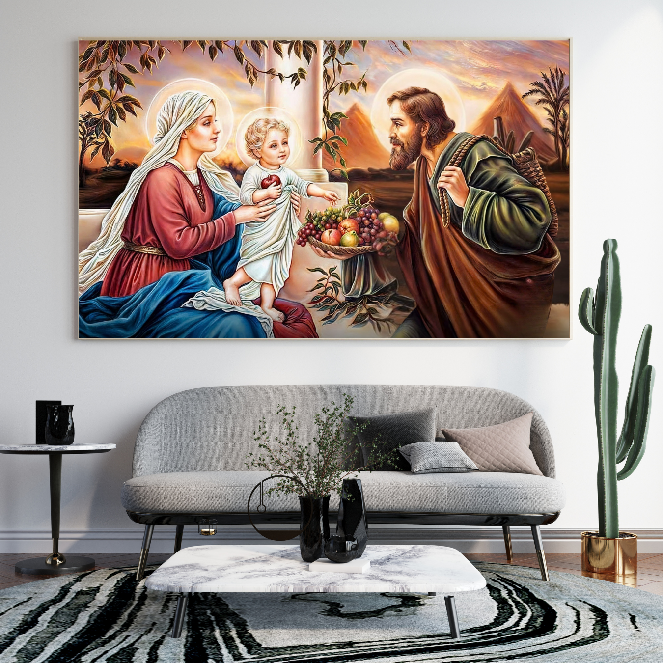 Quà tặng tân gia ý nghĩa – Tranh Gia đình Thánh Gia đẹp và thiêng liêng cho ngôi nhà mới