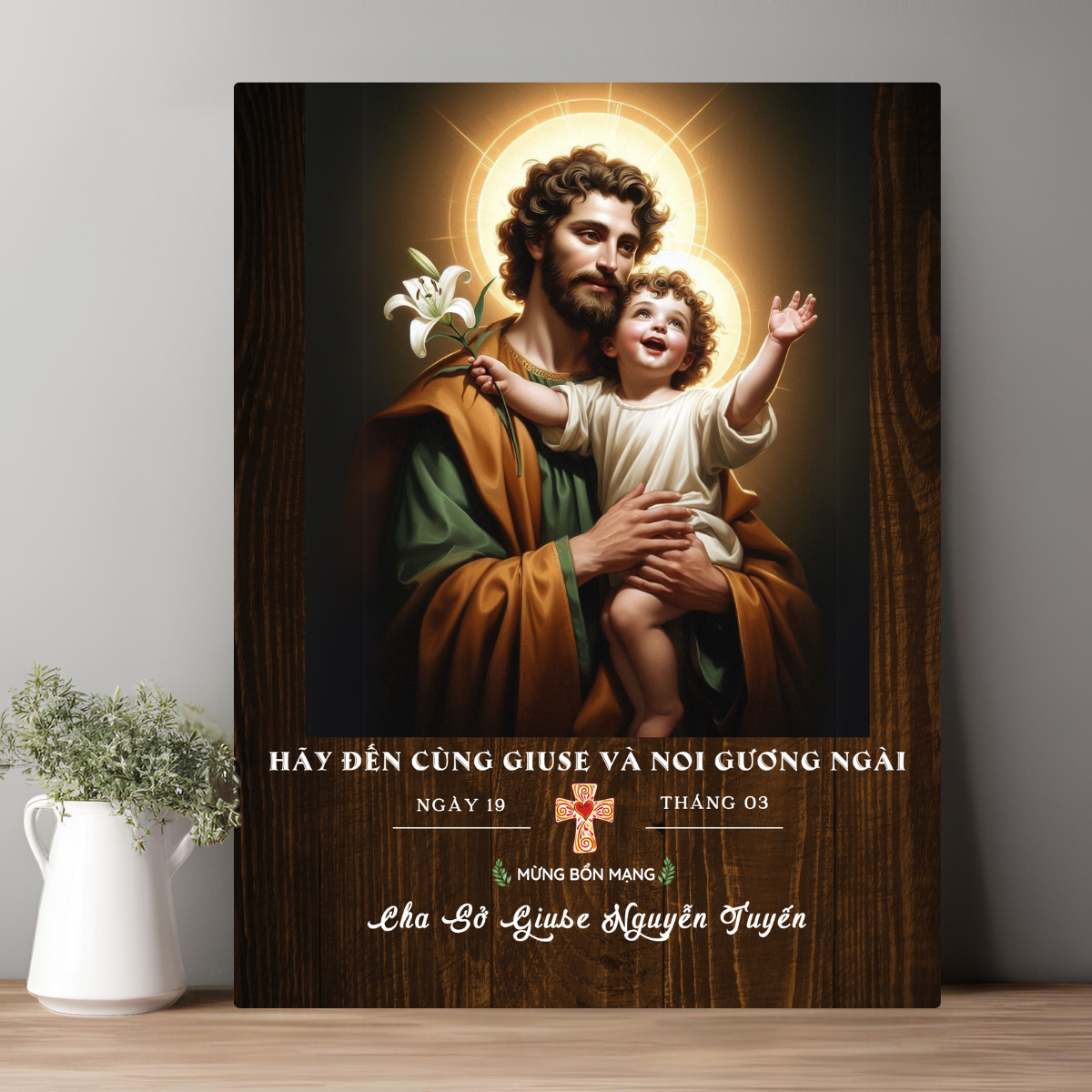 Thánh Giuse – Tiểu sử, Kinh Cầu và Tranh Mừng Bổn Mạng