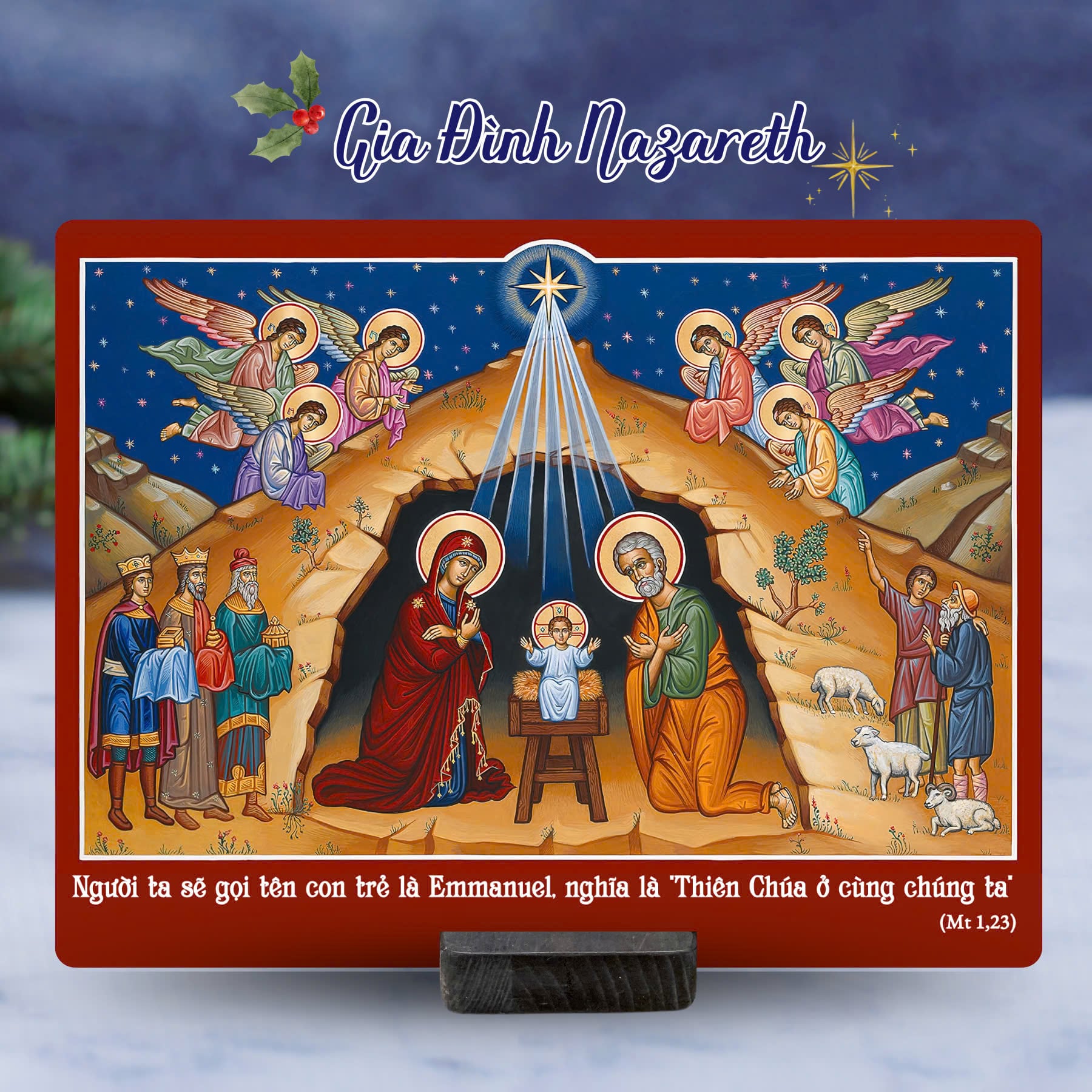 Tranh Công Giáo Gia Đình Thánh Gia: Sự Kết Hợp Tinh Tế Giữa Nghệ Thuật Và Tín Ngưỡng