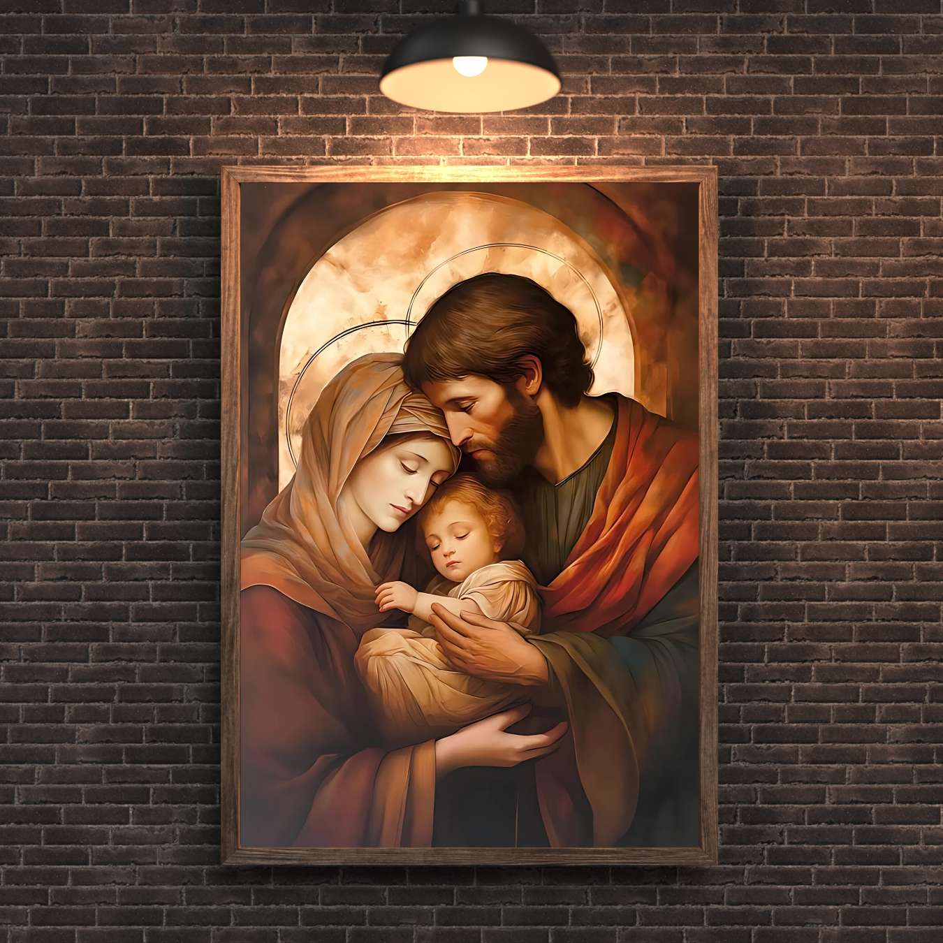 Tranh Gia Đình Thánh Gia phong cách cổ điển – Lựa chọn tinh tế cho không gian sống