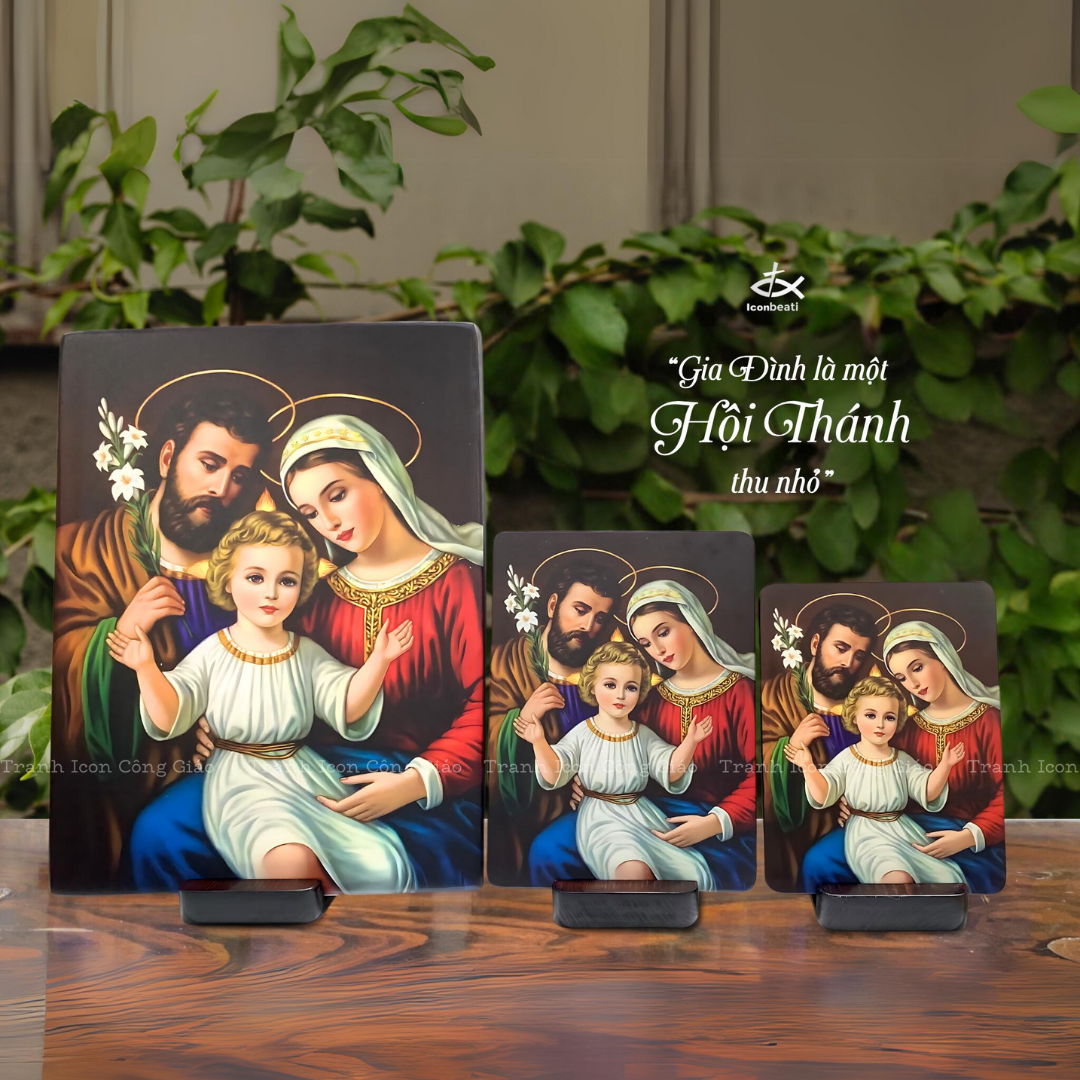 Tranh Thánh Gia Bằng Gỗ: Lựa Chọn Hoàn Hảo Cho Bàn Làm Việc và Quà Tặng Ý Nghĩa