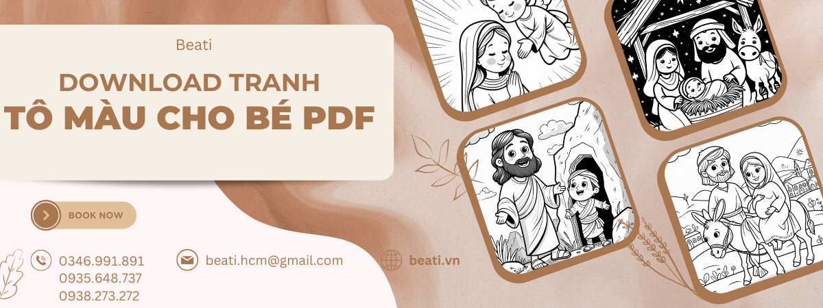 Download tranh tô màu cho bé pdf