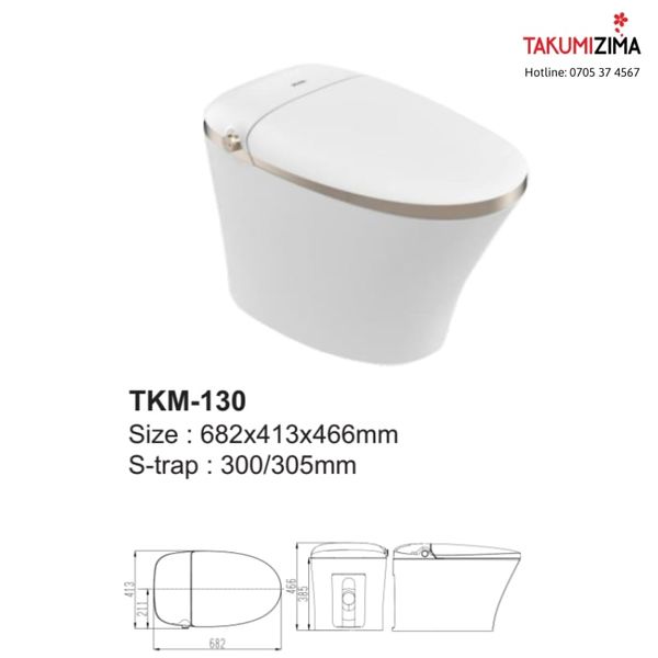 Thông số bồn cầu thông minh TKM-130