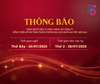 THÔNG BÁO LỊCH NGHỈ NHÂN DỊP 25 NĂM THÀNH LẬP CÔNG TY