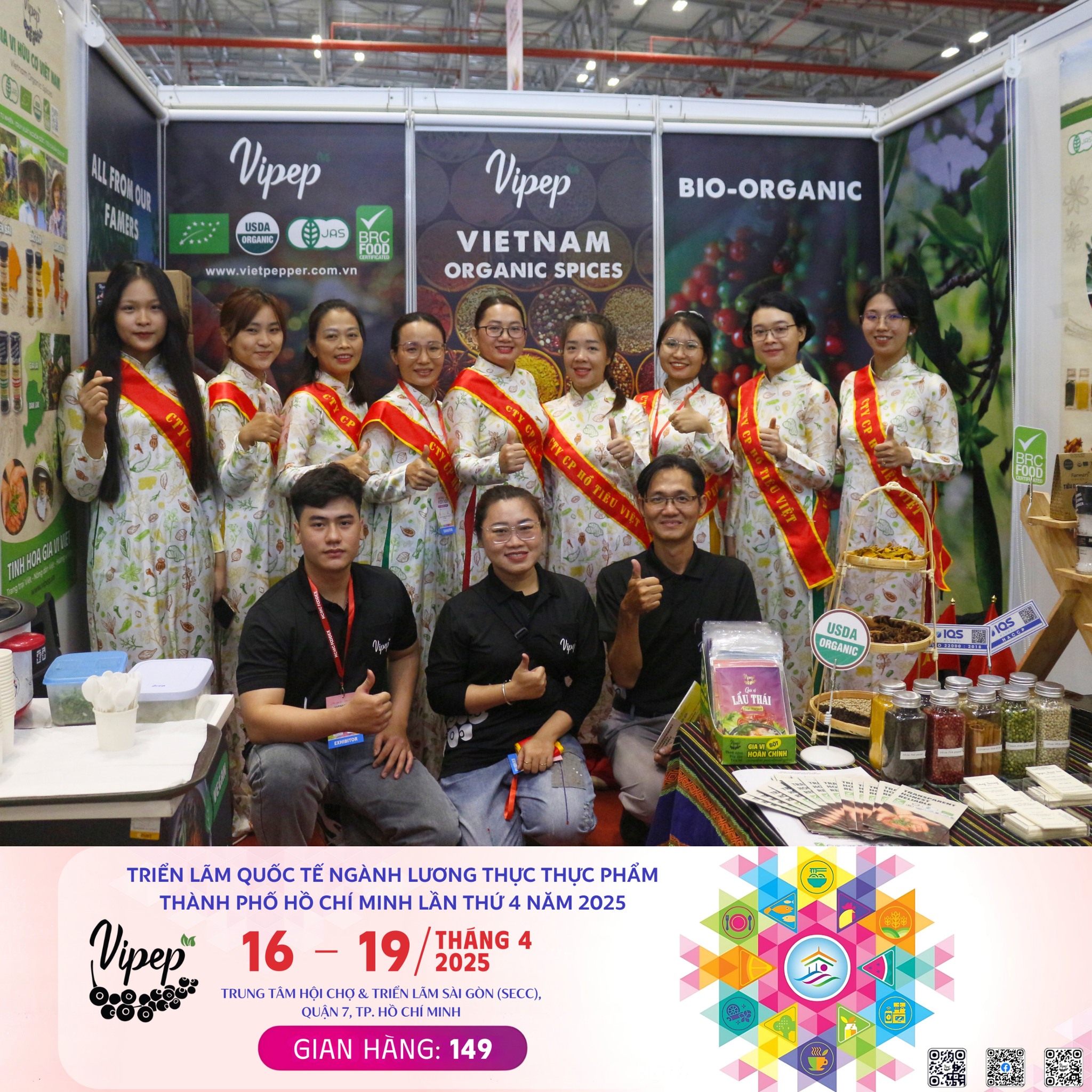 Gian hàng VIPEP tại FOODEX 2025 -  Trong không khí hân hoan của ngày khai mạc, Vipep đã vinh hạnh đón tiếp nhiều lượt khách nội địa và quốc tế.