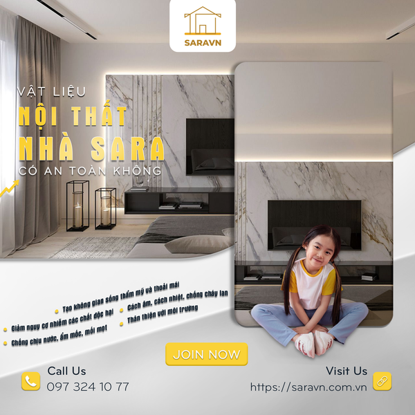 Vật Liệu Nội Thất An Toàn - Đầu Tư Thông Minh Cho Sức Khỏe Của Con Cái