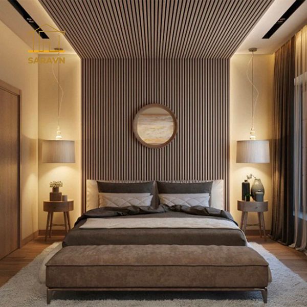 Tân trang không gian phòng ngủ với tấm ốp nhựa SARA VIỆT NAM