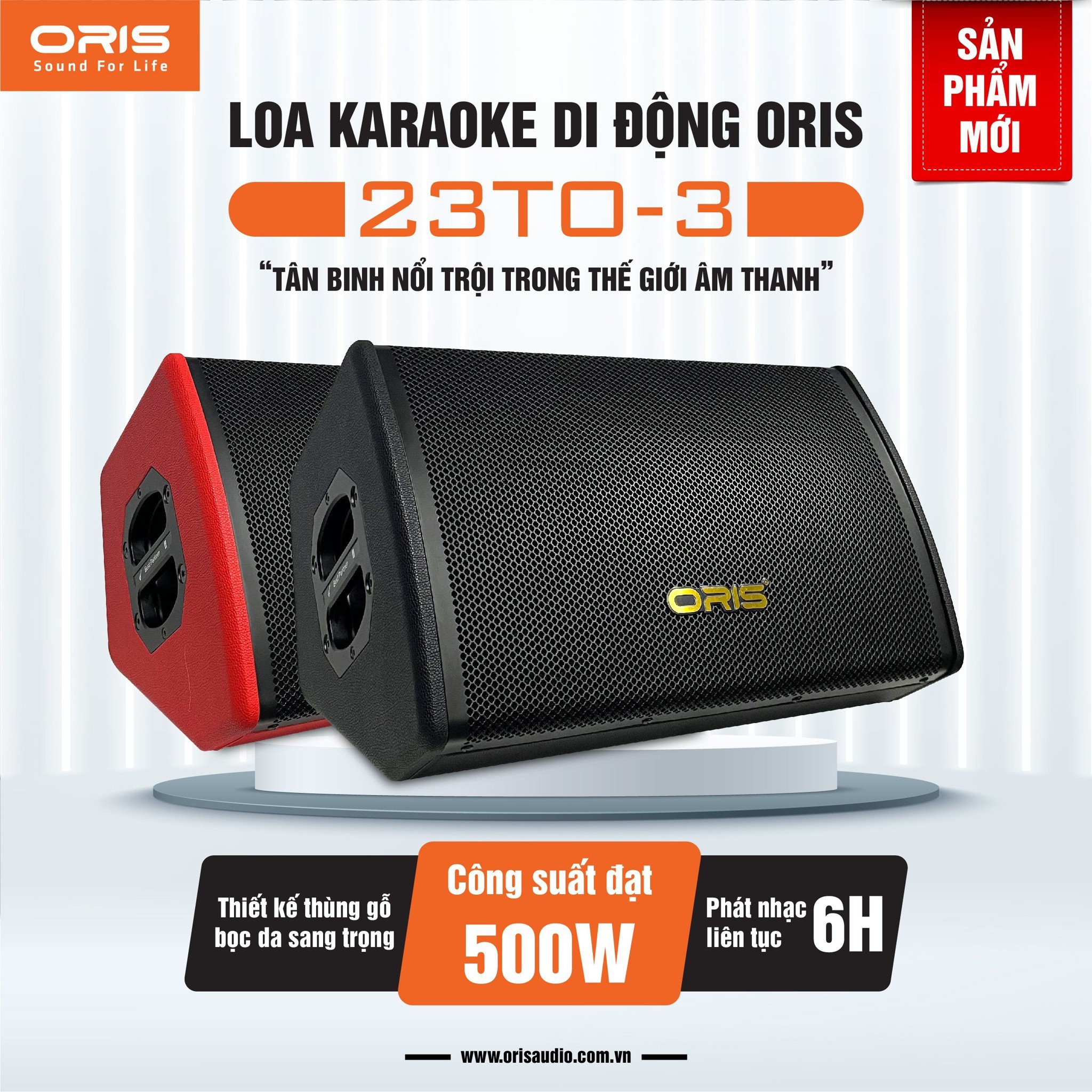 Loa Karaoke Di Động Oris 23TO-3: Khẳng Định Đẳng Cấp Với Chất Lượng Âm Thanh Vượt Trội