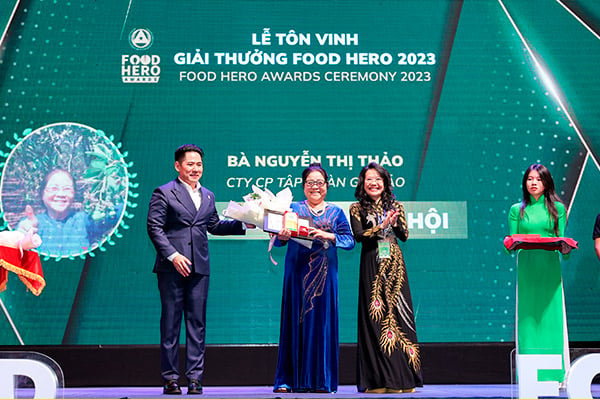 Bà Nguyễn Thị Thảo, Công ty Cổ phần tập đoàn Gia Bảo, Food Hero 2023 - Tôn vinh 