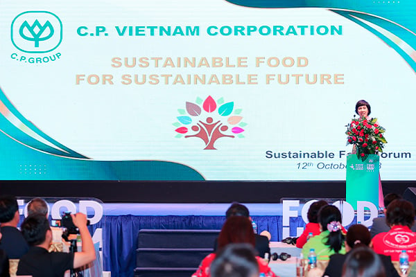 CP Việt Nam đồng hành cùng “Diễn đàn thực phẩm bền vững – Lễ tôn vinh các sáng kiến và nỗ lực phát triển thực phẩm bền vững”