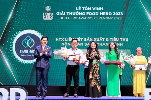 Hợp Tác xã liên kết sản xuất và tiêu thụ nông sản sạch Thanh Bình, Food Hero 2023 - Tôn vinh 