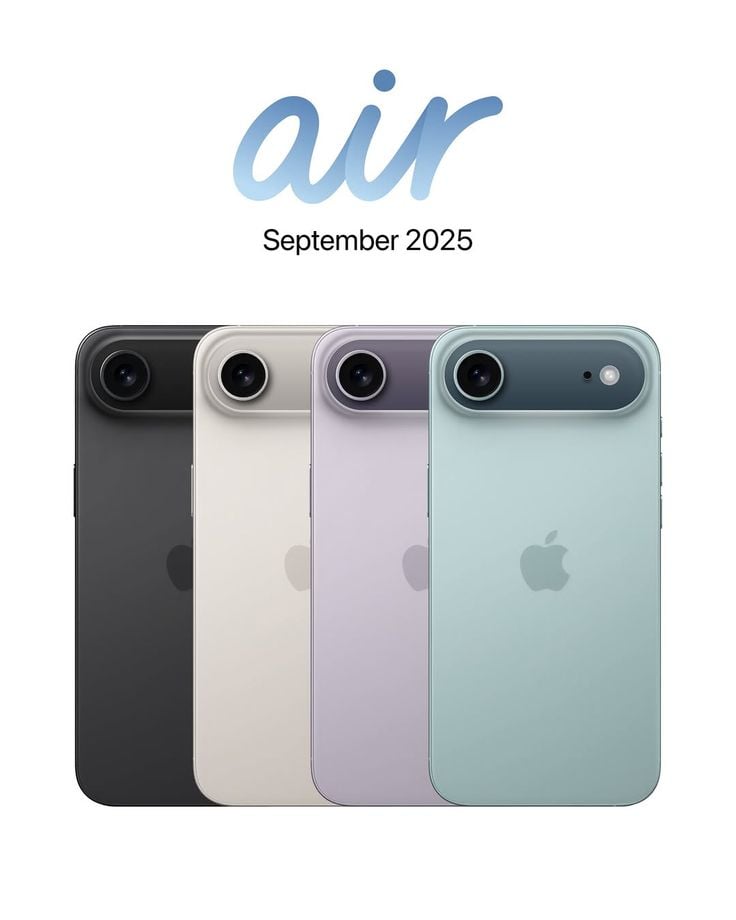 iPhone 17 Air: Siêu mỏng, mạnh mẽ và đáng chờ nhất năm 2025