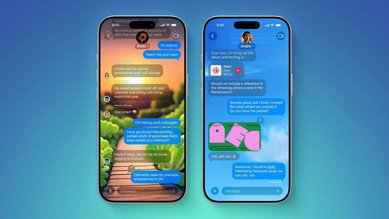 Tính năng mới của ứng dụng Tin nhắn trên iOS 26