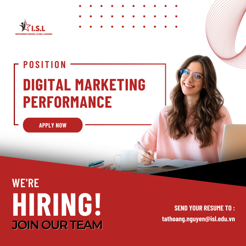 TUYỂN DỤNG VỊ TRÍ DIGITAL MARKETING PERFORMANCE