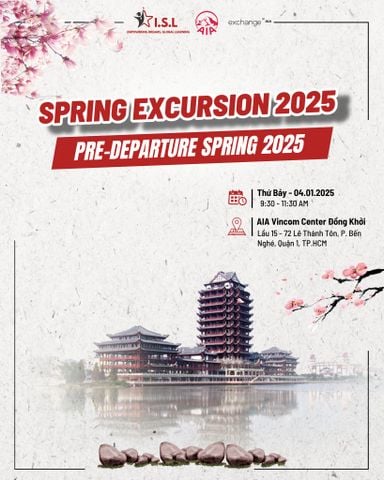 SPRING EXCURSION 2025 - PRE-DEPARTURE