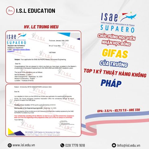 LÊ TRUNG HIẾU - HÀNH TRÌNH CHINH PHỤC GIẤC MƠ DU HỌC PHÁP