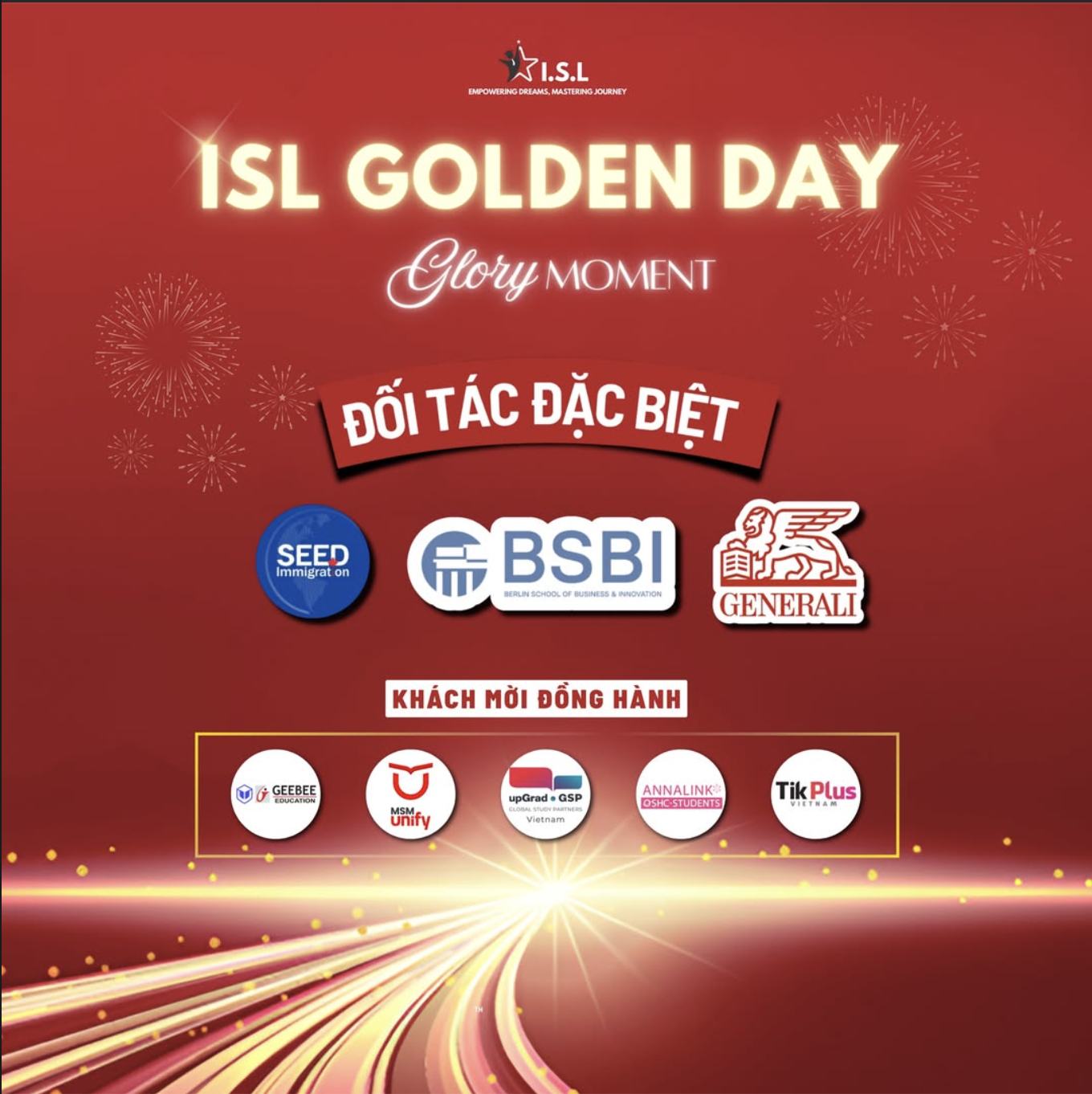 ISL GOLDEN DAY 2025 – ĐỐI TÁC ĐỒNG HÀNH CÙNG NGÀY VINH DANH HỌC VIÊN