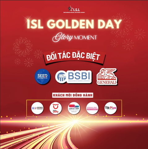 ISL GOLDEN DAY 2025 – ĐỐI TÁC ĐỒNG HÀNH CÙNG NGÀY VINH DANH HỌC VIÊN