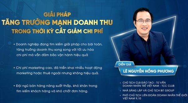 GIẢI PHÁP TĂNG TRƯỞNG MẠNH DOANH THU TRONG THỜI KỲ CẮT GIẢM CHI PHÍ