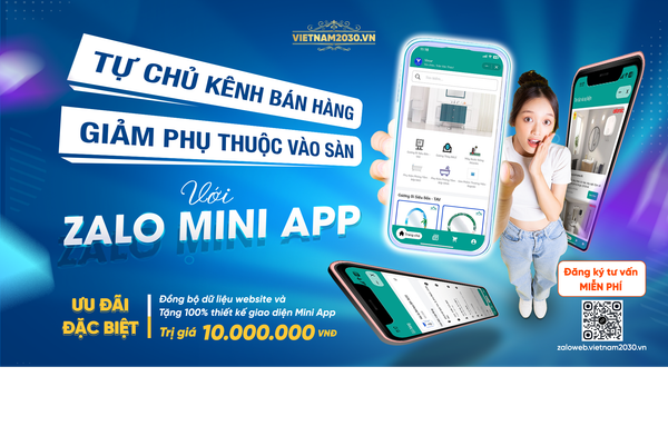🚀 Giải Quyết Nỗi Lo Phụ Thuộc Vào Sàn TMĐT, Tự Chủ Kênh Bán Hàng Với Zalo Mini App