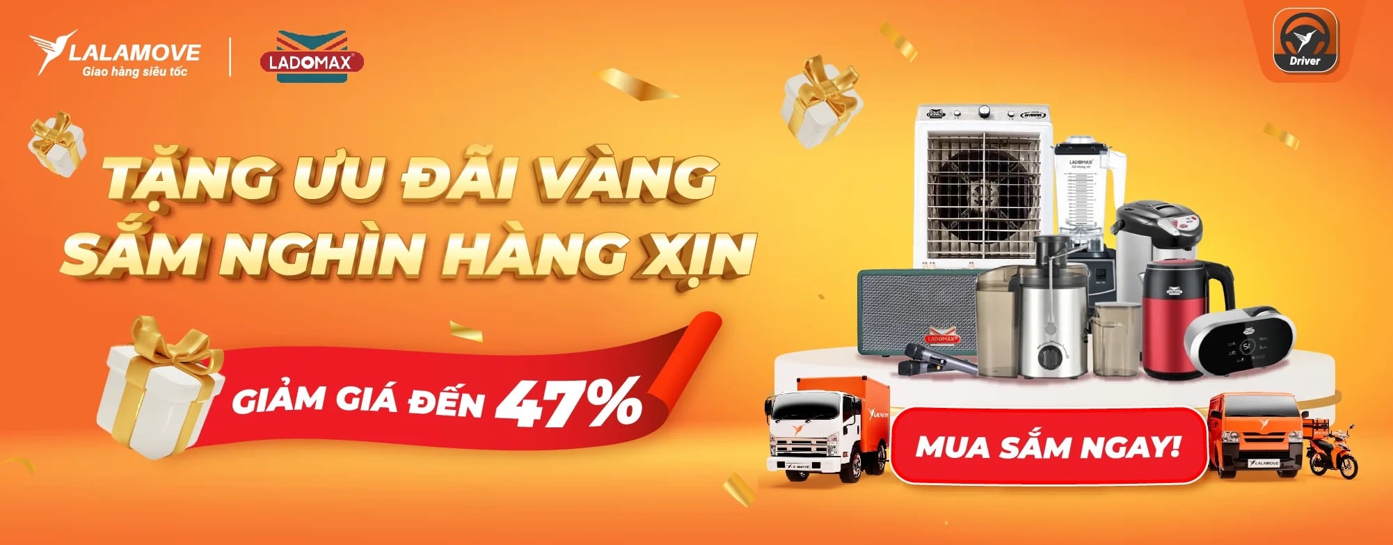 DEAL XỊN DÀNH CHO SHIPPER NHÀ LALAMOVE