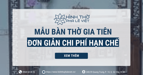 Mẫu Bàn Thờ Gia Tiên Đơn Giản Cho Người Có Chi Phí Hạn Chế