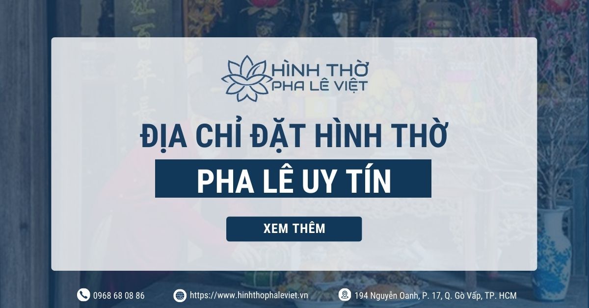 Hình Thờ Pha Lê Là Gì? Tại Sao Nên Làm Hình Thờ Bằng Pha Lê