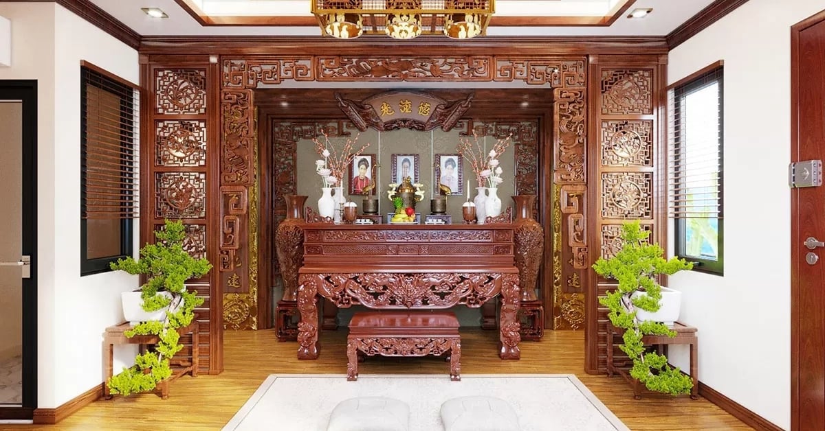 Lựa chọn vị trí đặt ảnh thờ