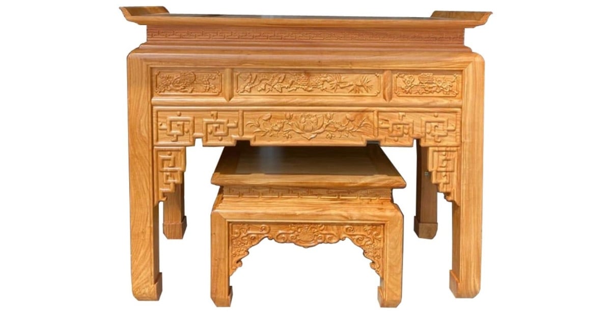Loại gỗ thích hợp làm bàn thờ gia tiên