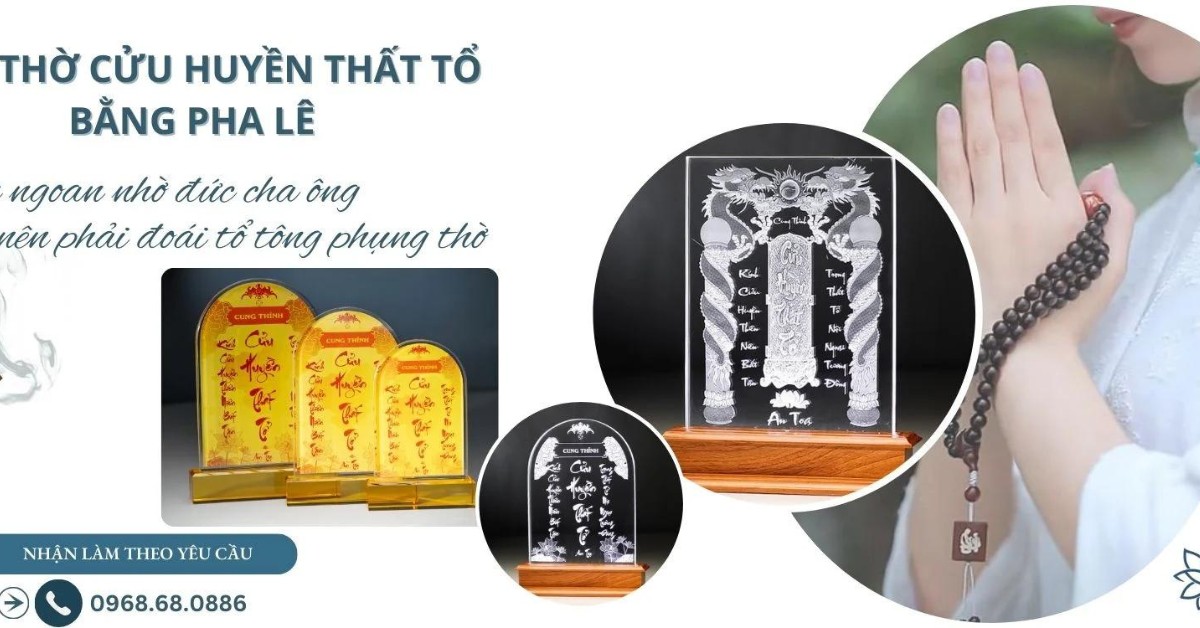Hình thờ Pha Lê Việt chuyên cung cấp liễn thờ uy tín và chất lượng