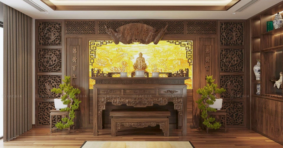 Điểm quan trọng trong trang trí phòng thờ
