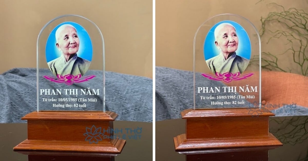 Hình Thờ Thủy Tinh Siêu Trắng - KT027