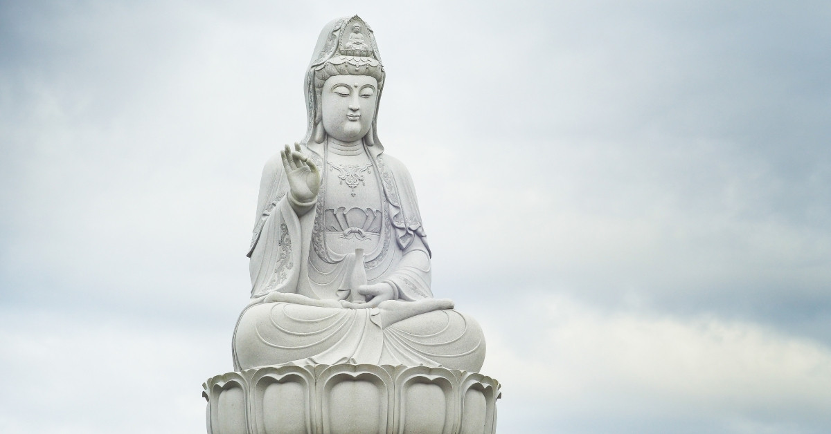 121.2 - hinhthophaleviet.com - Sự tĩnh lặng trong hình ảnh Phật Mẹ Quan Âm