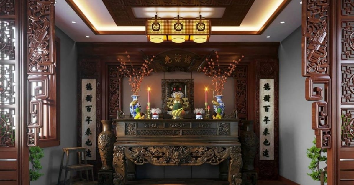 Cách chọn khổ ảnh phù hợp với từng loại bàn thờ