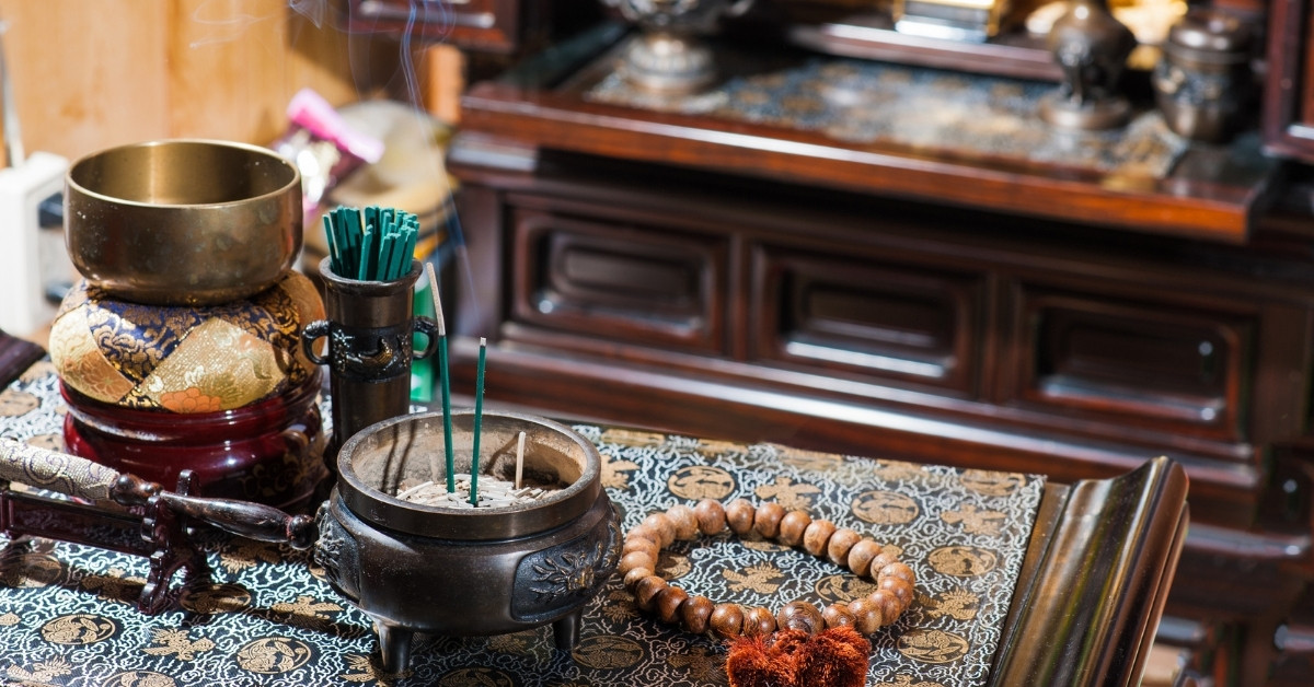 Bàn thờ là một phần của không gian sống
