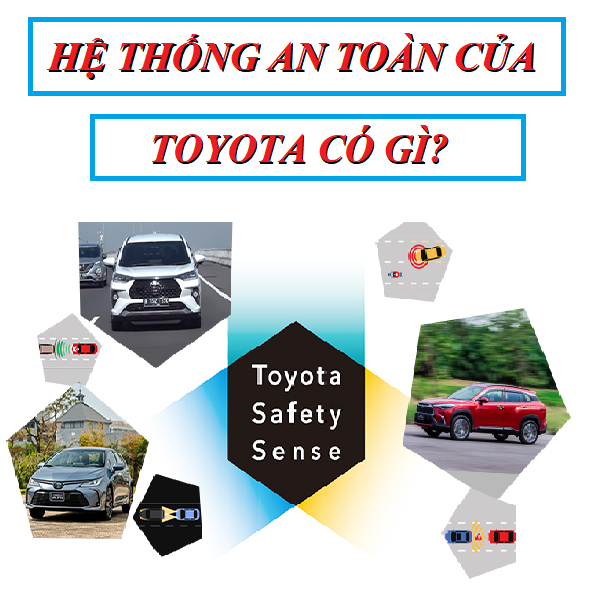 HỆ THỐNG AN TOÀN CHỦ ĐỘNG CỦA TOYOTA ( TOYOTA SAFETY SENSE - TSS) CÓ NHỮNG GÌ?