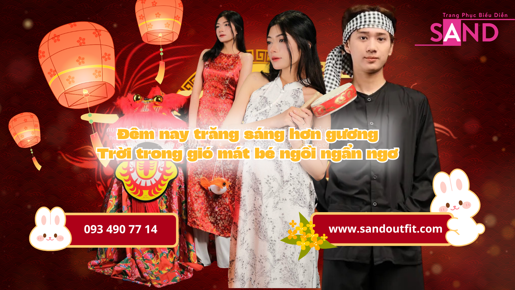 THUÊ TRANG PHỤC CHO TẾT TRUNG THU RẺ - ĐẸP - HCM