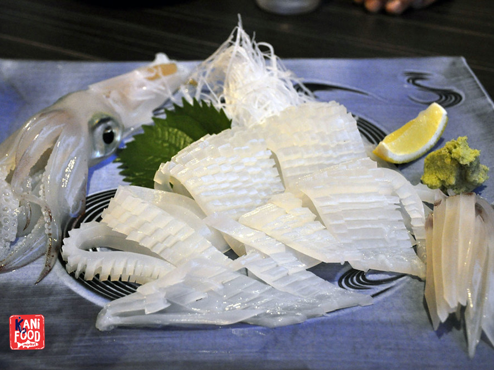 Sashimi mực và cách làm sashimi mực