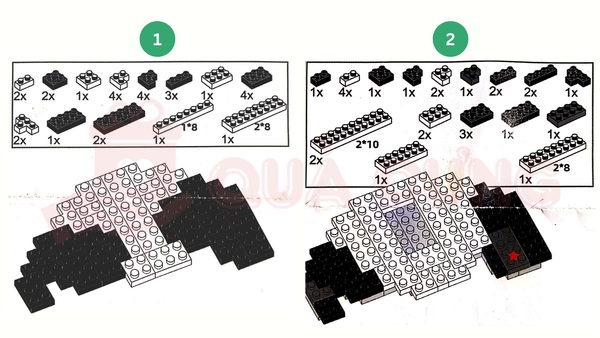 giấy hướng dẫn lắp lego