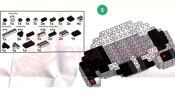 giấy hướng dẫn lắp lego