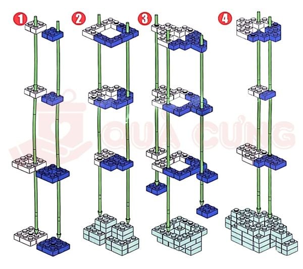 giấy hướng dẫn lắp lego bearbrick