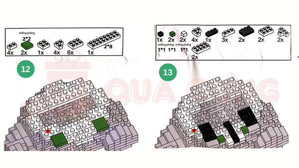 giấy hướng dẫn lắp lego